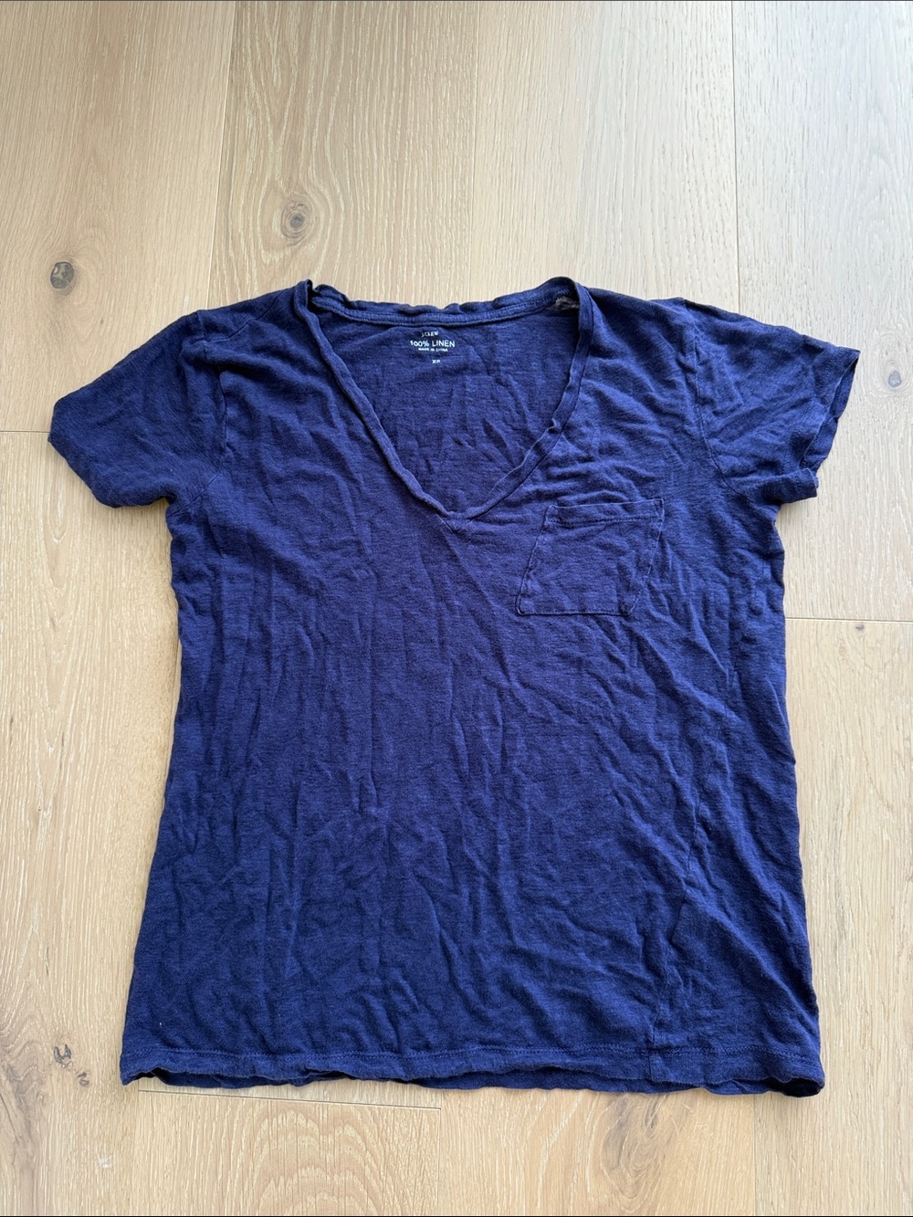 J Crew 100% linen tee